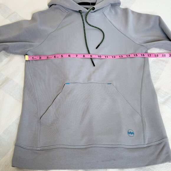 Janji Circuit Knit Hoodie – Gray – Men’s XXS - Picture 7 of 10